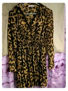 Cheetah print dress